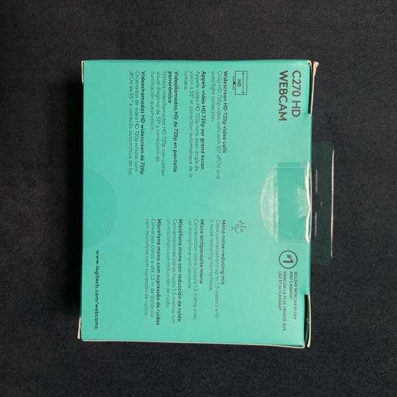 Logitech C270 HD Webcam - Picture 2 of 5